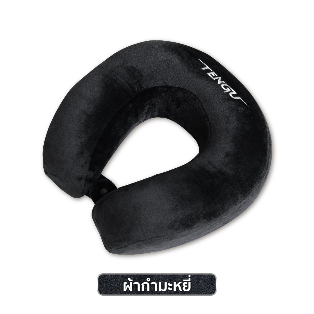หมอนรองคอเพื่อสุขภาพ TENGUGAMINGGEARS CU-N-BK สีดำ_0